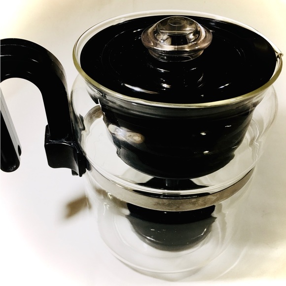 ONE-ALL MEDELCO 8-CUP STOVETOP GLASS PERCOLATOR EXCELLENT CONDITION German Glass - Picture 6 of 10